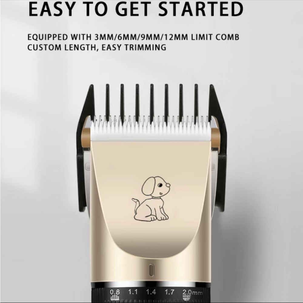 Pet trimmer dog cat hair cutter animals usb set comb hair nail - Picture 5 of 6
